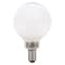 Sylvania Sylvania Natural G16.5 E12 (Candelabra) LED Bulb Soft White 40 Watt Equivalence 2 pk 40797 - alternate 2